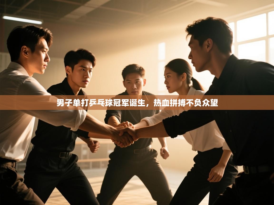 蓝鲸体育app安卓版-男子单打乒乓球冠军诞生,热血拼搏不负众望 第4张